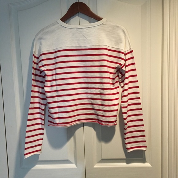 NWT rag & bone Halsey Striped Long Sleeves Tee S - Picture 2 of 10